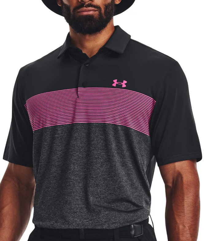 Polo skjorte Under Armour UA Playoff 3.0 Stripe Bourgogne | 1378676-003, 0