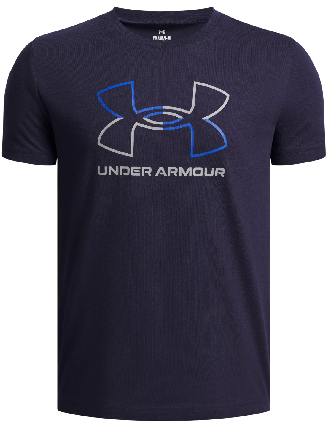 T-shirt Under Armour GL Foundation Short Sleeve T-Shirt with Split Outline Logo Mørkeblå | 6005010-410, 0