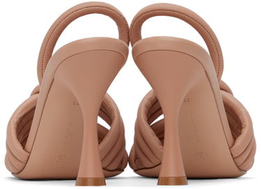 Sneakers og sko Gianvito Rossi Ottavia Knotted Heeled Sandals Lyserød | G32458.95LAC.NAP, 1