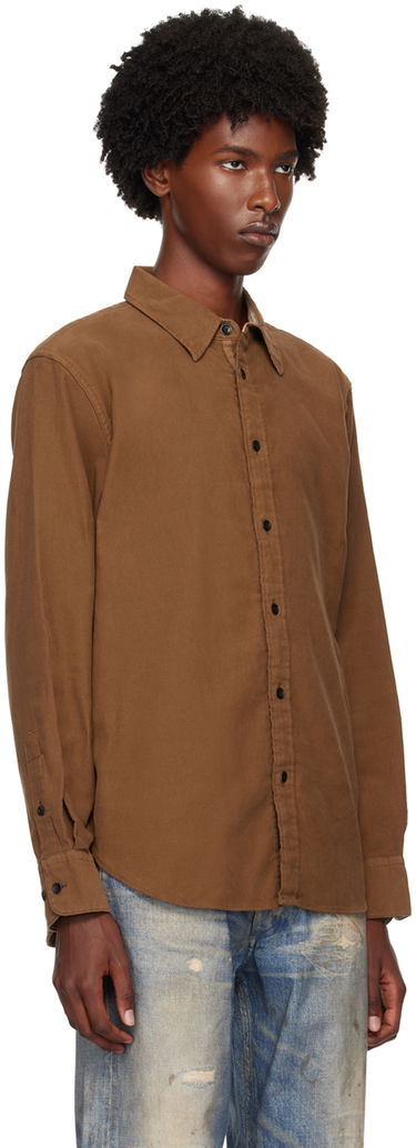 Skjorte rag & bone Rag & Bone Men's Finch Casual Shirt Brun | MBW24FA004CRML, 1