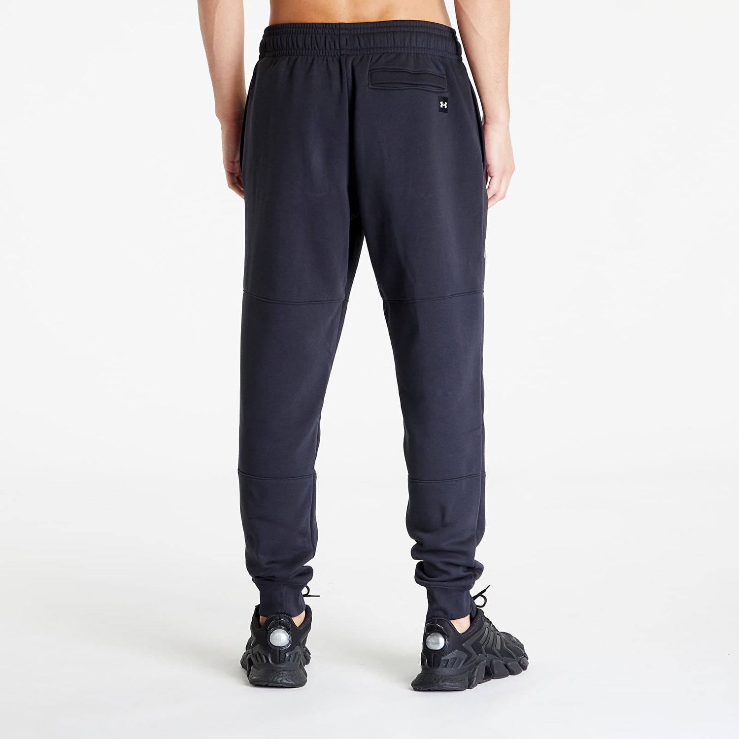 Joggingbukser Under Armour Project Rock Rival Fleece Jogger Sort | 1380108-001, 1
