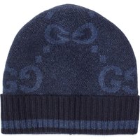 Beanie Gucci Cashmere Beanie Mørkeblå | 676827-4GABX-4469, 2