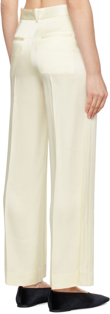 Bukser TOTEME TOTEME Cuff-Slit Trousers Gul | 251-WRB4483-FB0344, 2