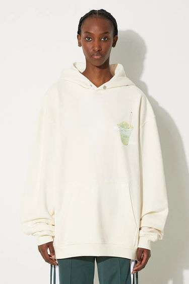 Sweatshirt Filling Pieces Hoodie Print Beige | 80634019936, 0