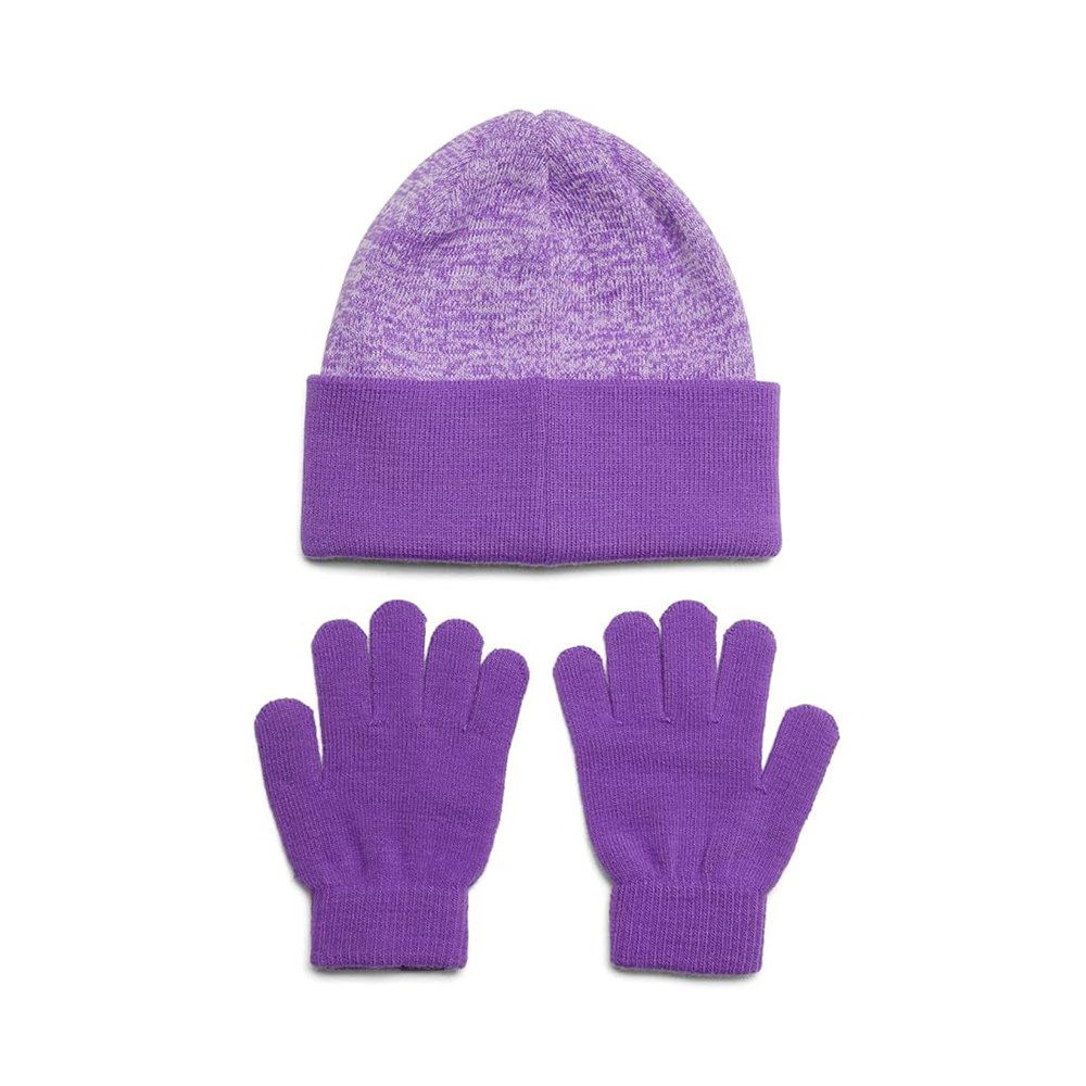Handsker Under Armour Under Armour Combo JR Beanie and Gloves Set Lilla | 1386642-525, 1