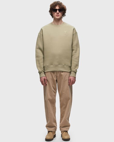 Sweatshirt AMI De Cœur Sweatshirt Beige | USW025.749, 1