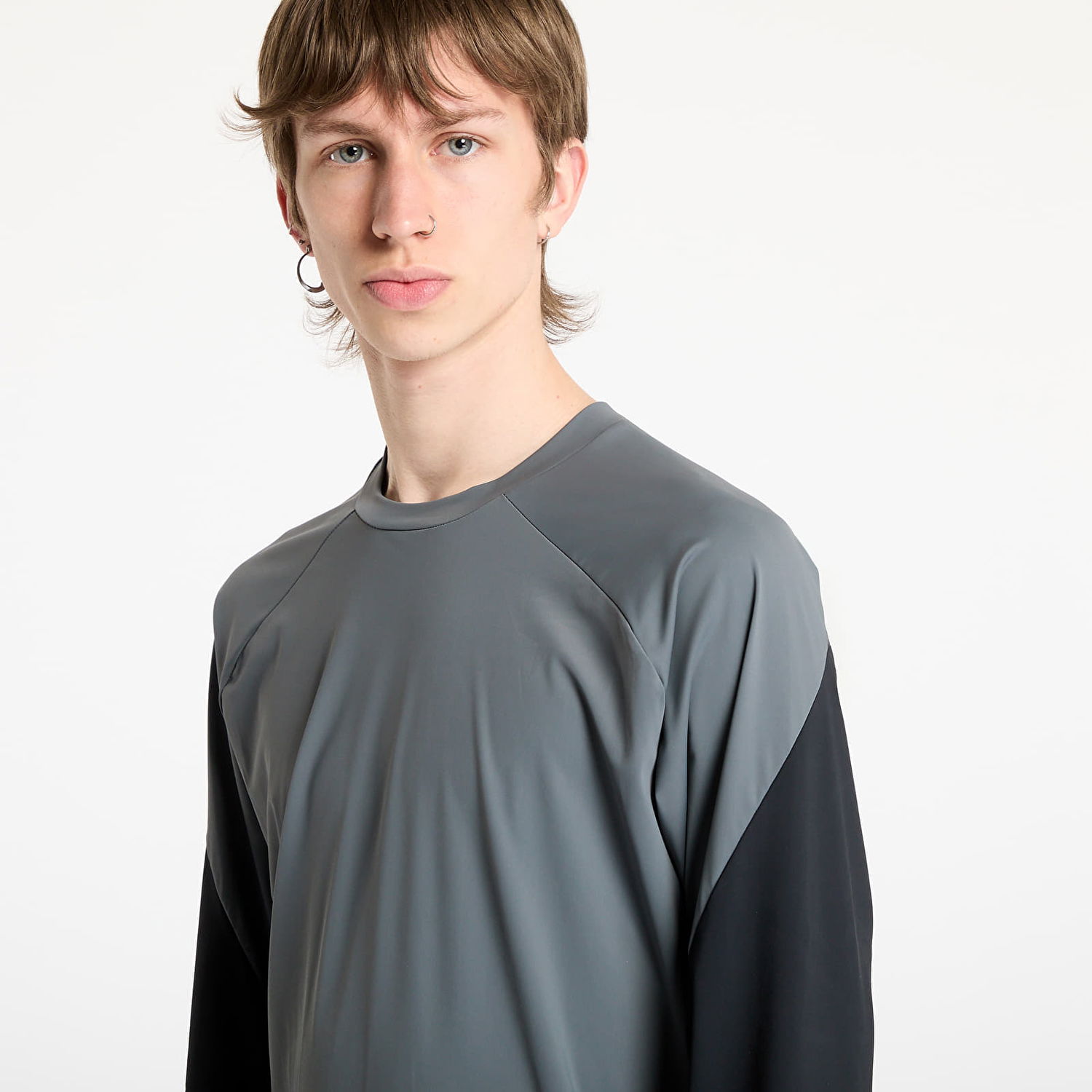 T-shirt Reebok Longsleeve Run Tee Grå | RMVB00AC99FAB0010910, 1