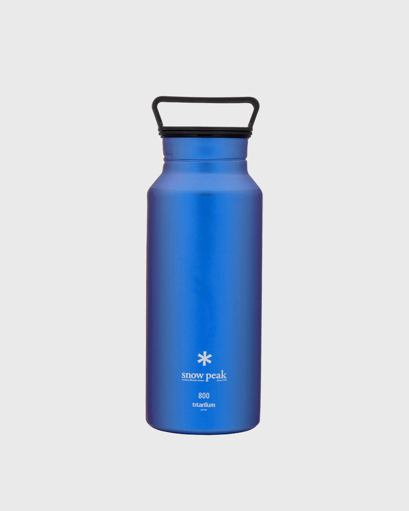 Drikkeflaske Snow Peak Titanium Aurora Bottle 800 Blå | TW-800-BL