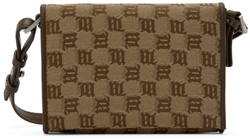Tegnebog MISBHV SSENSE x Jacquard Monogram Phone Pouch Brun | 240EX400