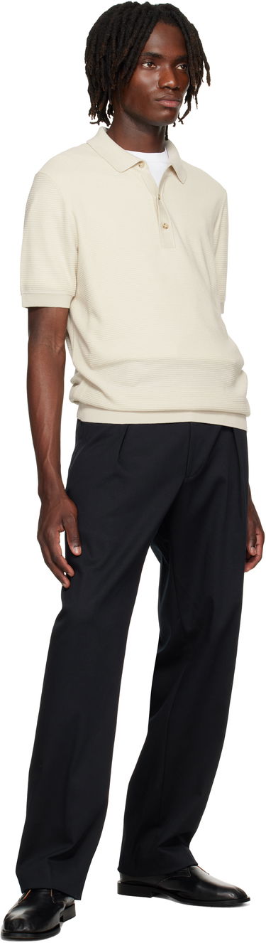 Polo skjorte BOSS Regular-Fit Knit Polo Shirt Beige | 50543148, 3