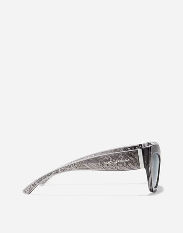 Solbriller Dolce & Gabbana Dolce & Gabbana DG Lace Sunglasses Metalisk | VG4494VP06G9V000, 3