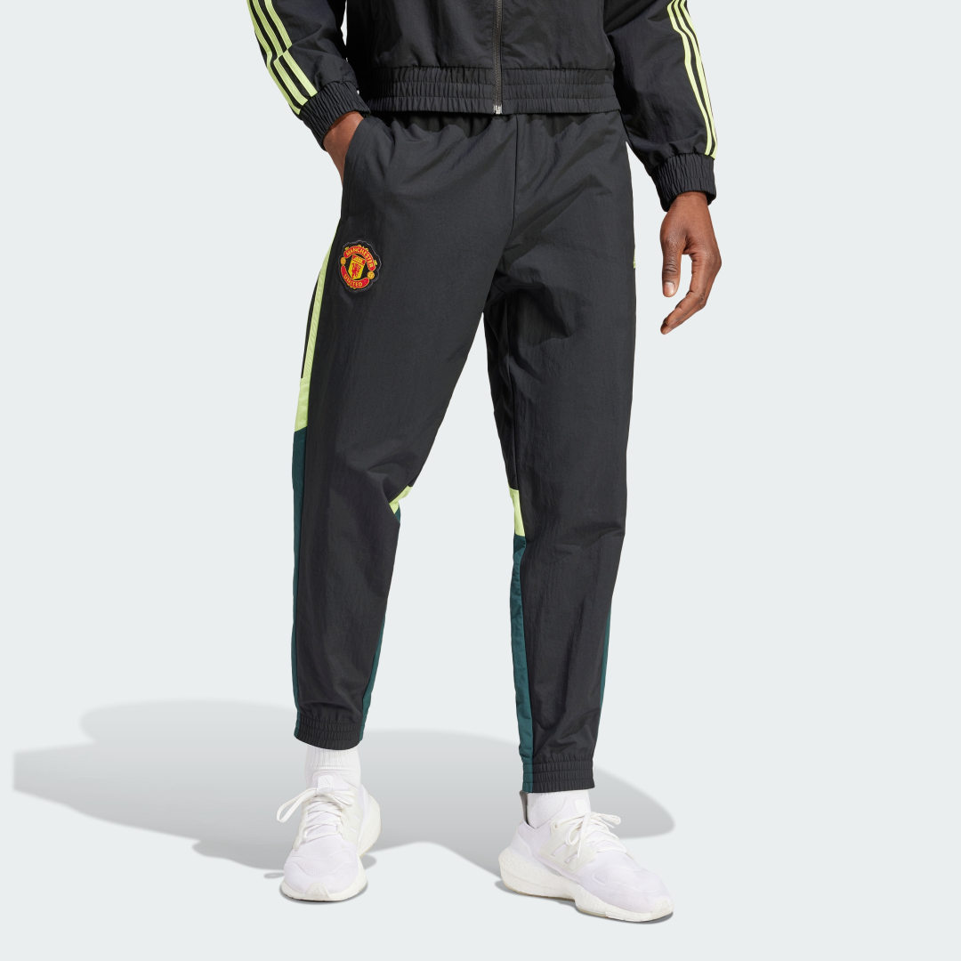 Joggingbukser adidas Performance Manchester United Woven Sort | IP9191, 1