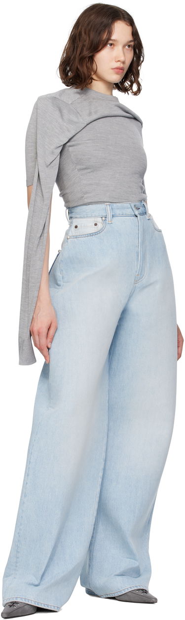 T-shirt Acne Studios Acne Studios Layered T-Shirt Grå | A60569-, 4