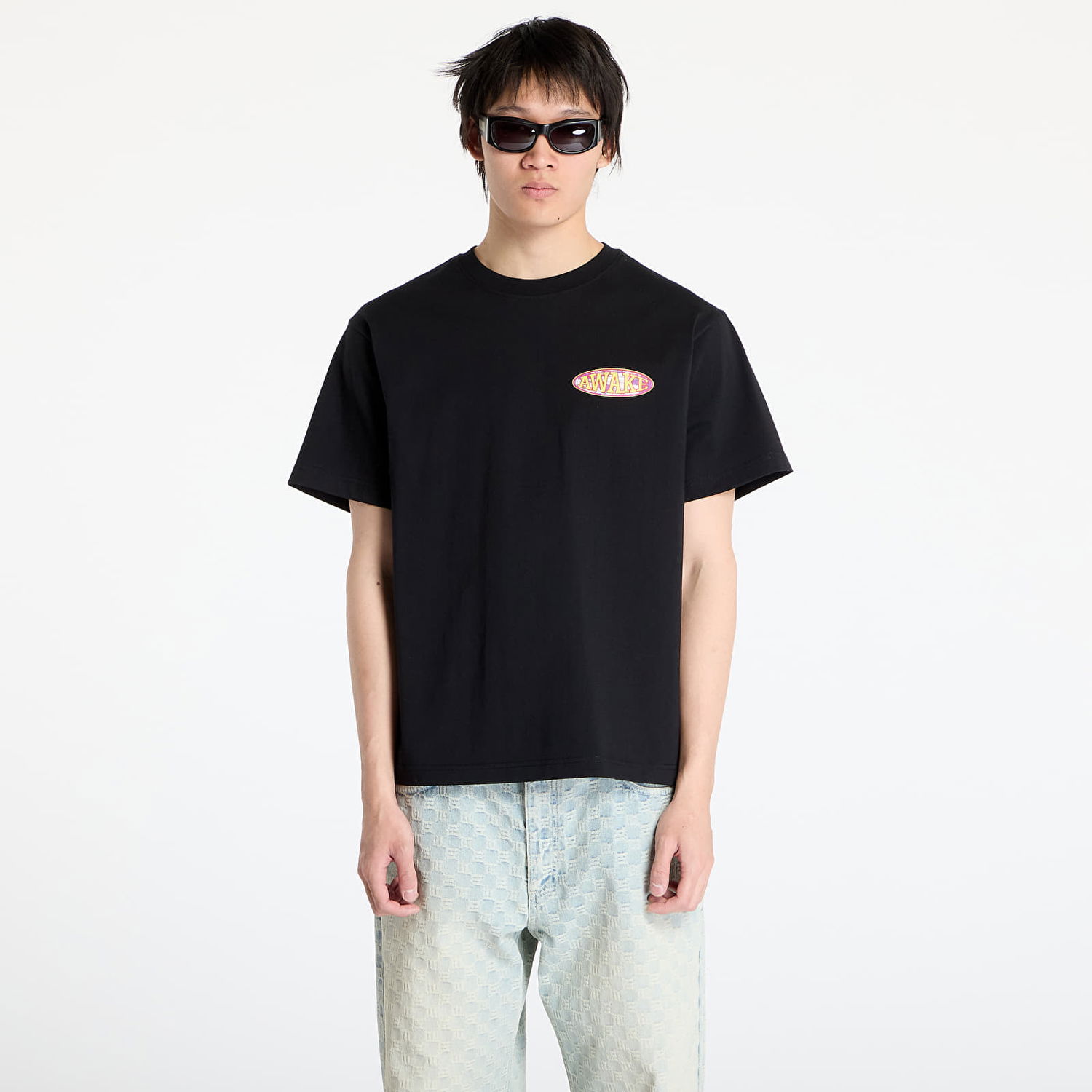 T-shirt Awake NY Awake NY Les Everyday T-Shirt Sort | AWK-SU25-TP008-BLK, 0