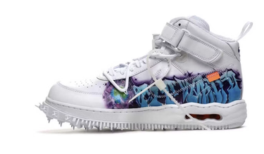 Sneakers og sko Nike Air Force 1 Mid "Off-White Graffiti White" Hvid | DR0500-100, 0