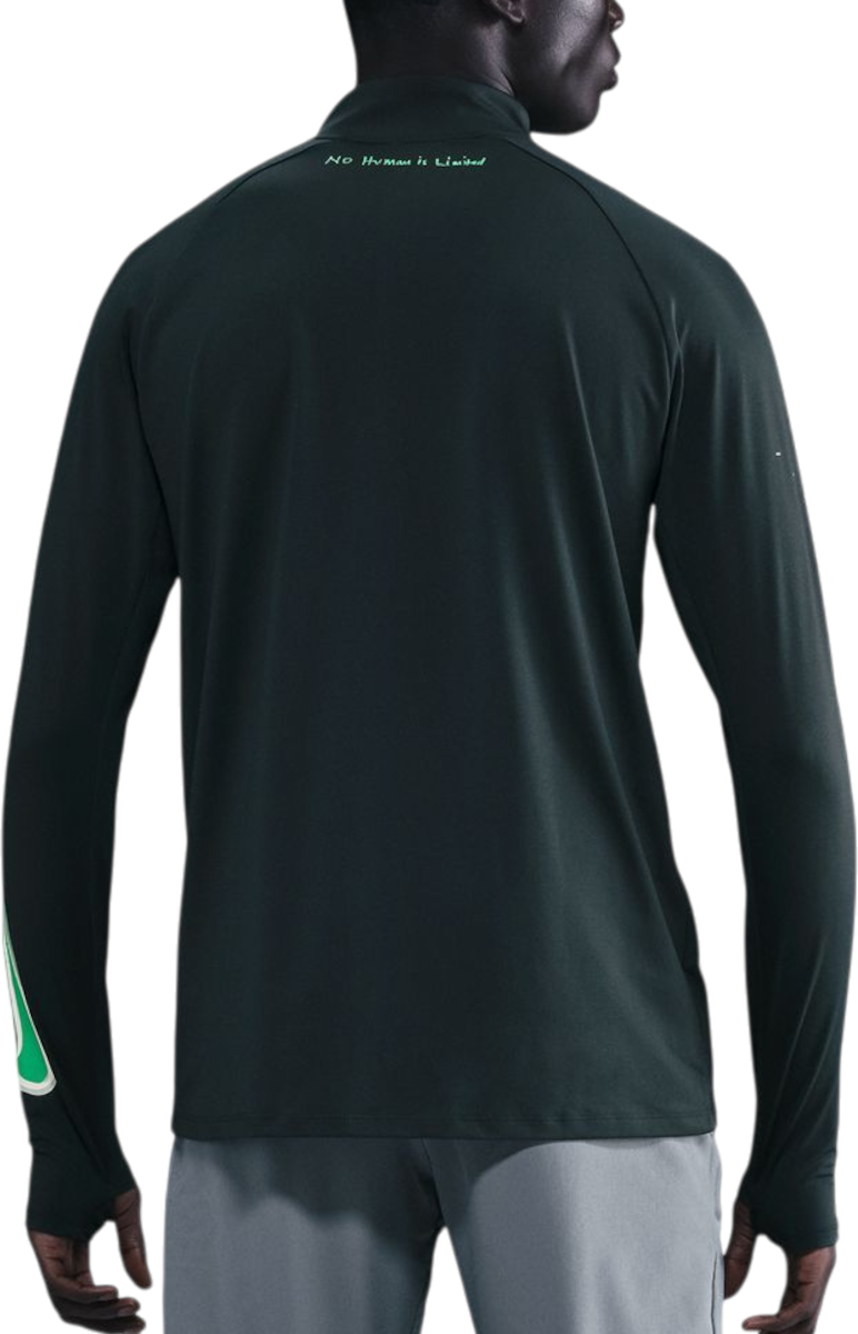 T-shirt Nike Eliud Kipchoge Stride Quarter-Zip Running Top Grøn | hv2658-390, 1