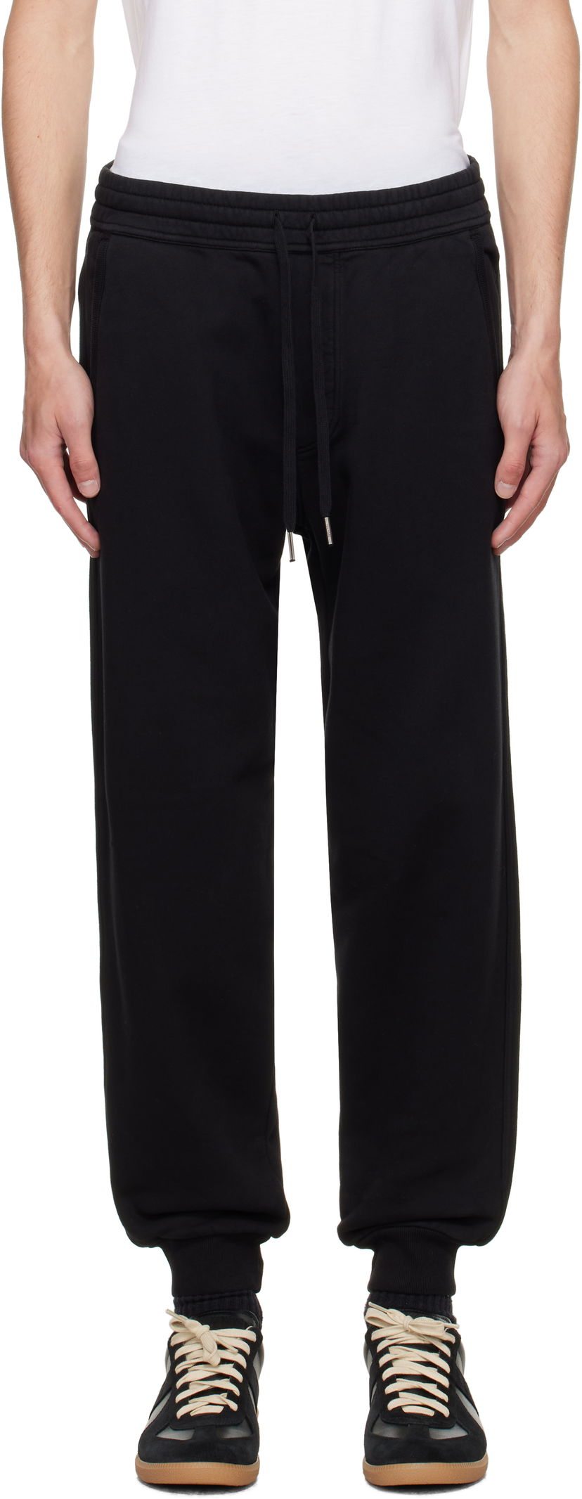 Joggingbukser Tom Ford TOM FORD Cotton Fleece Sweatpants Sort | JAL023-JMC072