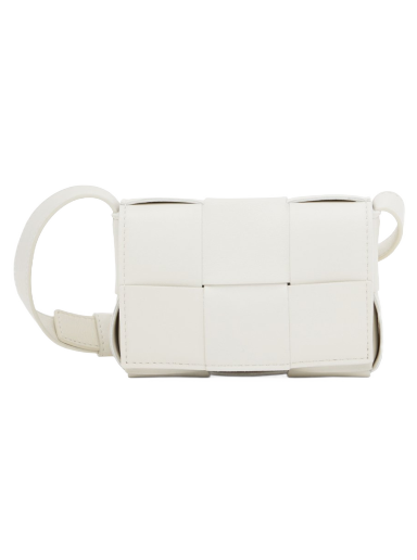 Skuldertaske Bottega Veneta Cassette Shoulder Bag Hvid | 666688 VMAY1