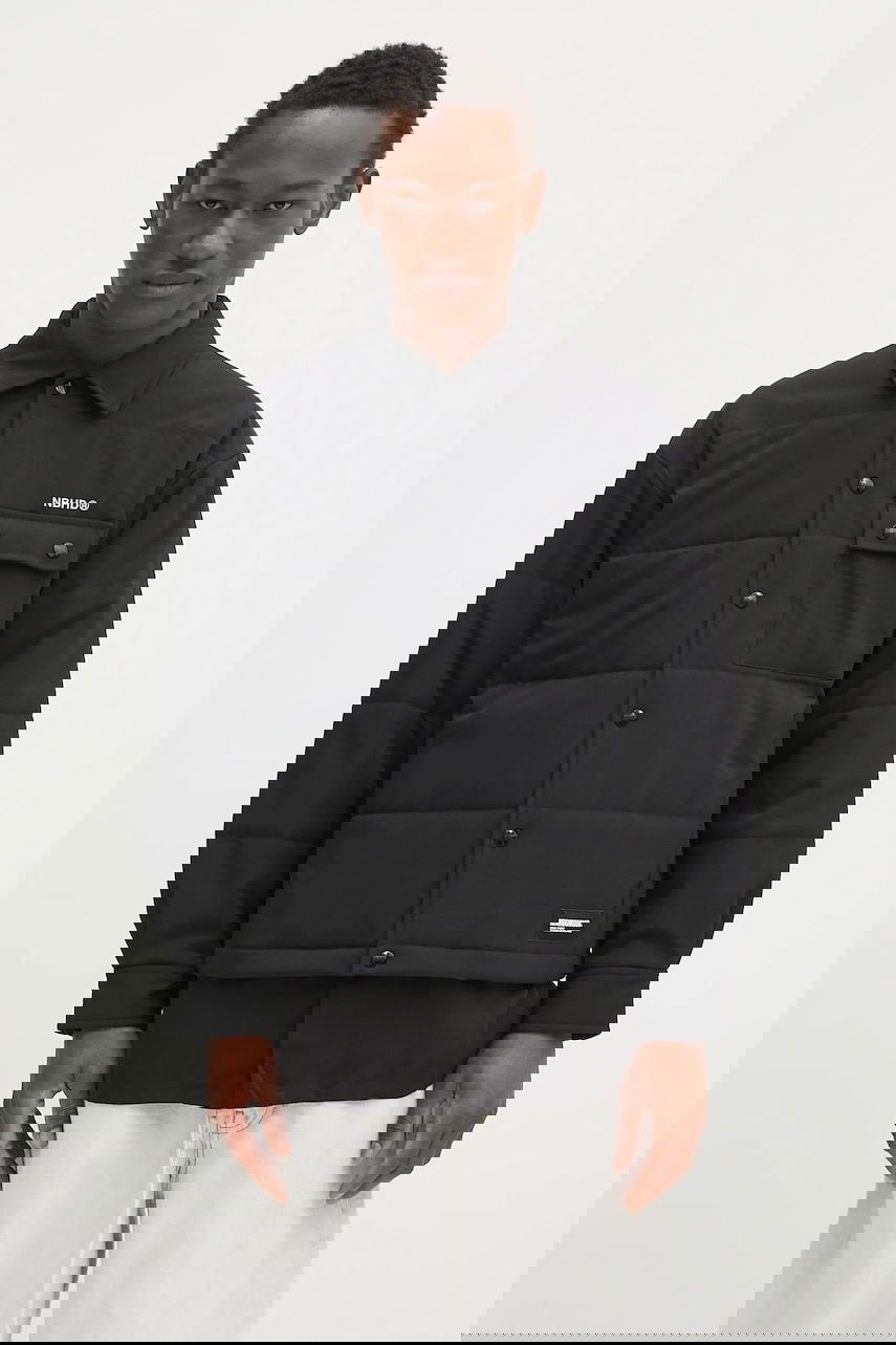 Puffer jakke Neighborhood NEIGHBORHOOD Padded Shirt Jacket Sort | 242TSNH.SHM08, 0