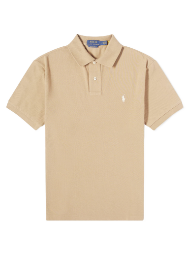 Polo skjorte Polo by Ralph Lauren Custom Fit Luxury Tan Beige | 710680784332
