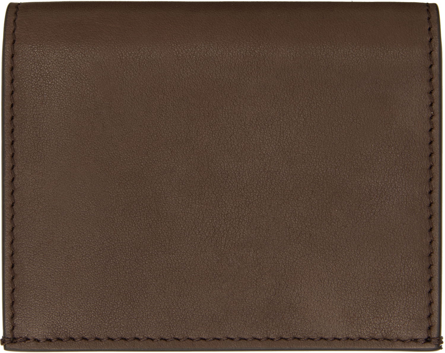 Tegnebog Thom Browne Thom Browne Soft Calf Leather Single Card Holder Brun | MAW021L-L0117, 1