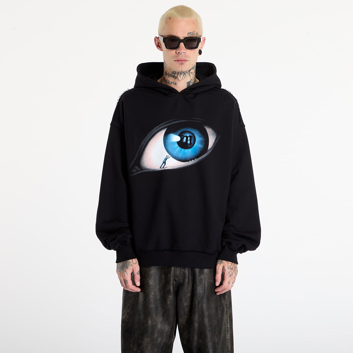 Sweatshirt MISBHV MISBHV Eye Print Hoodie Sort | 251M206, 0