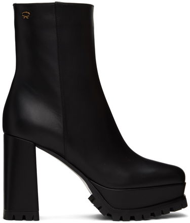 Sneakers og sko Gianvito Rossi Gianvito Rossi Harlem Platform Ankle Boots Sort | G73178.70GOM.VGINERO, 0