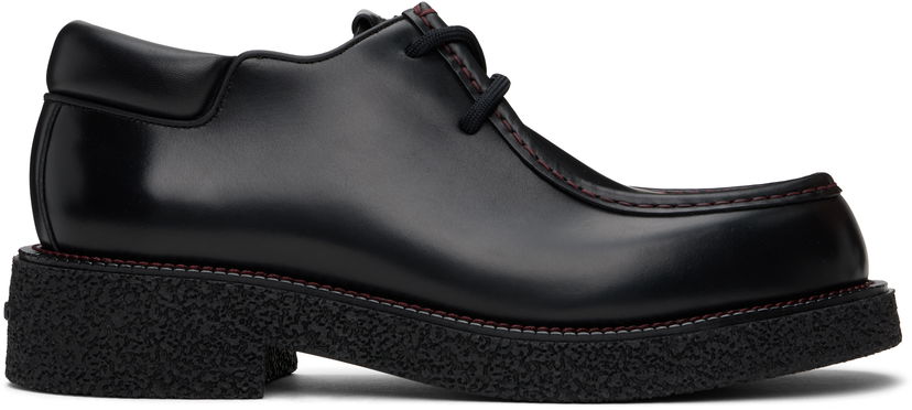 Tøj FERRAGAMO Ferragamo Lace-Up Derby Sort | 777001