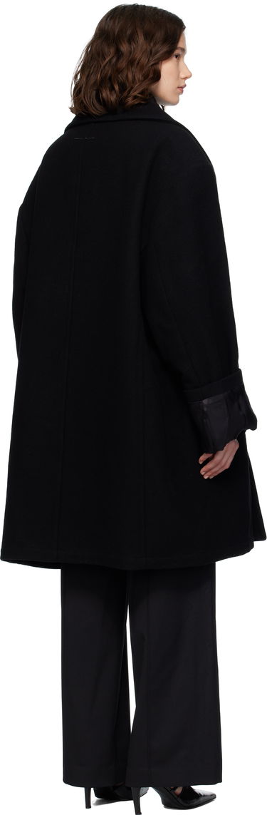 Frakker Maison Margiela MM6 Maison Margiela Wool Felt Double-Breasted Coat Sort | S52AA0195 M35469, 2