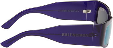 Solbriller Balenciaga Paper Oversized Sunglasses Lilla | BB0328S-005, 1