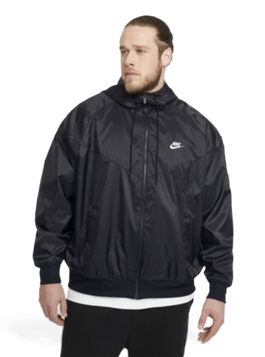 Vindjakke Nike Woven Windrunner Hooded Jacket Sort | DA0001-010