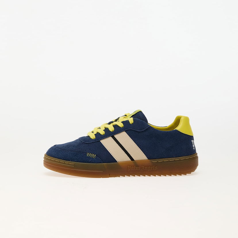 Sneakers og sko Palm Angels University Track Suede Snk Blue A Yellow Mørkeblå | PBIA016F24LEA0014918