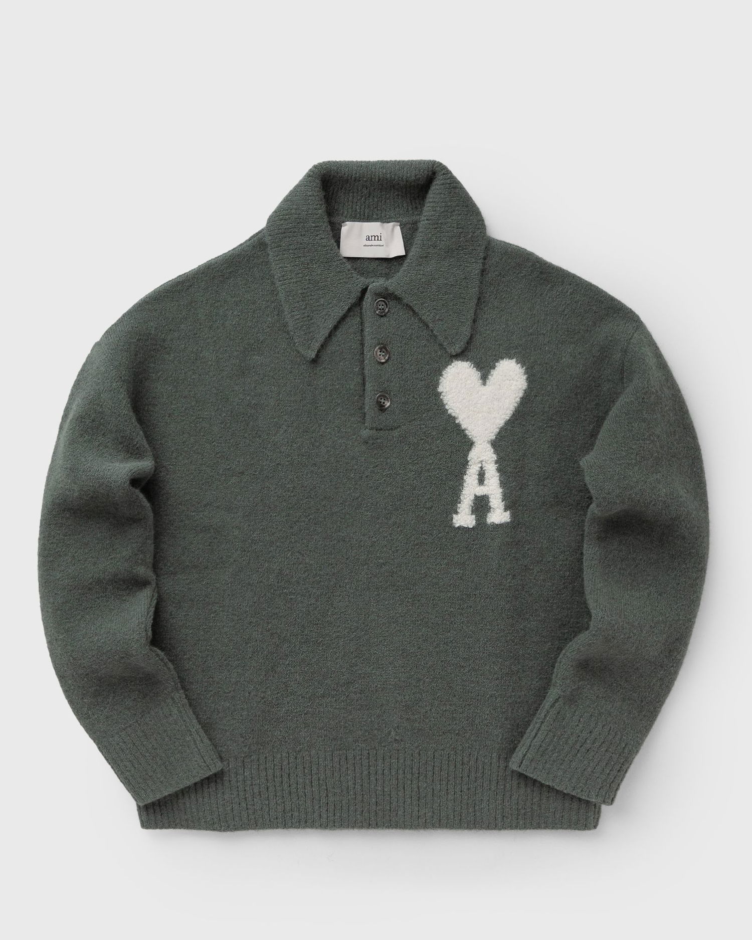 Sweater AMI DE COEUR ECRU Pullover Grå | UPL325.KN0032-4013, 0