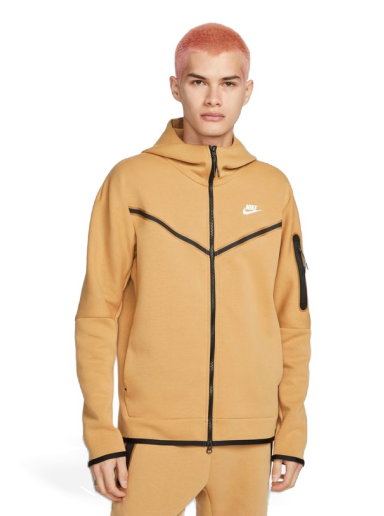 Sweatshirt Nike Sportswear Tech Fleece Full-Zip Hoodie Brun | CU4489-722
