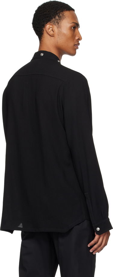 Skjorte Rick Owens Concordians Larry Fogpocket Shirt Sort | RU02E1287 WA, 2