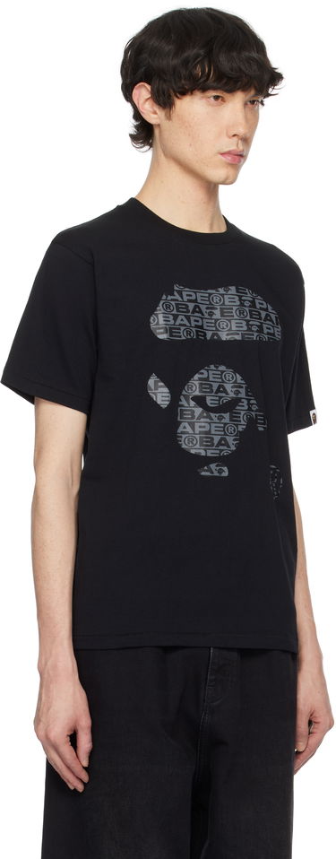 T-shirt BAPE Lux Sport Pattern Ape Face T-Shirt Hvid | 001TEK801049M, 4