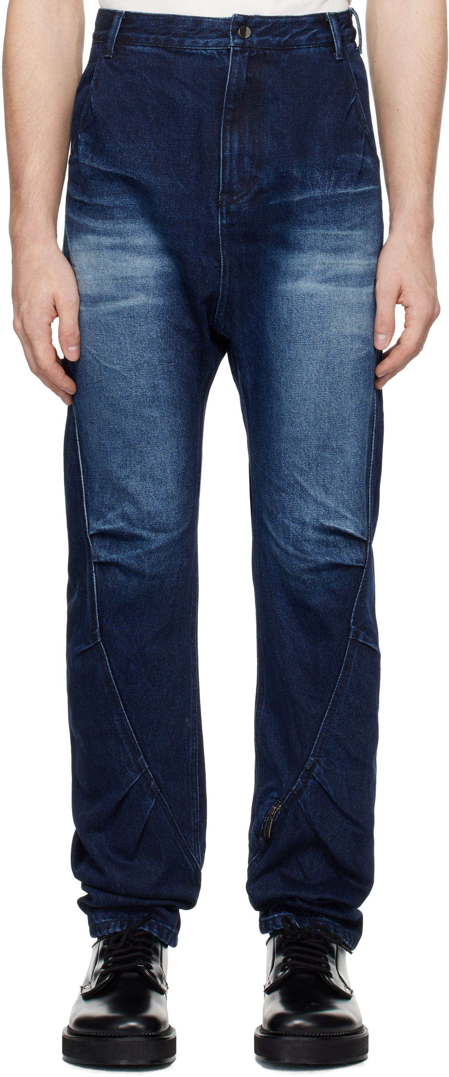 Jeans ADER ERROR Faded Denim Jeans Blå | BN01FWJE0108DB, 0