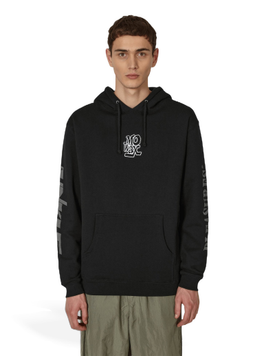 Sweatshirt Pleasures Music Premium Hooded Sweatshirt Sort | P22U007 BLACK
