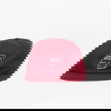 Kasket Brain Dead Flannel Logohead 6 Panel Hat Burgundy Universal Bourgogne | BDF25H01004631RD05, 0