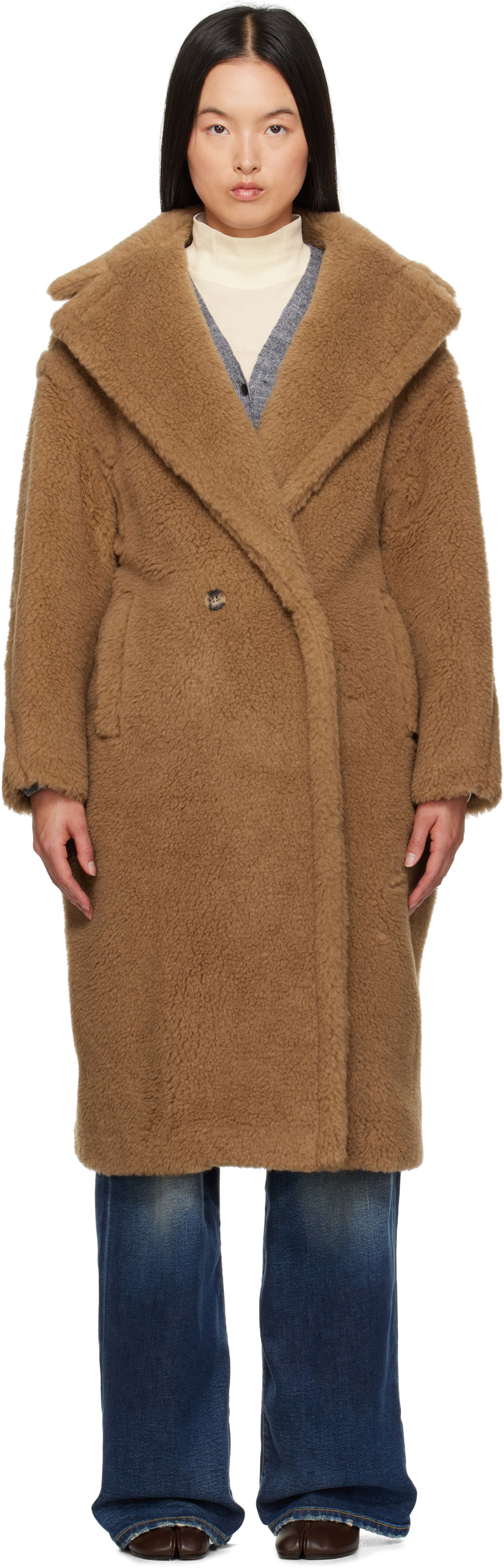 Frakker Max Mara Max Mara Teddy Bear Icon Coat Brun | 2421016032600 MM10739, 0