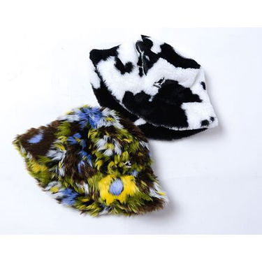 Hat Kangol Faux Fur Bucket Hat Flerfarvet | K4370-CF901, 2