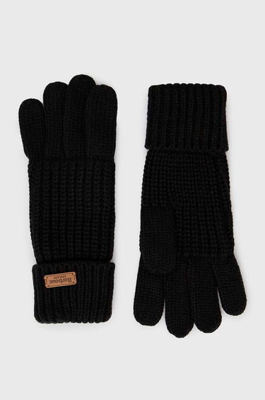 Handsker Barbour Saltburn Knitted Gloves Sort | LGL0132, 0