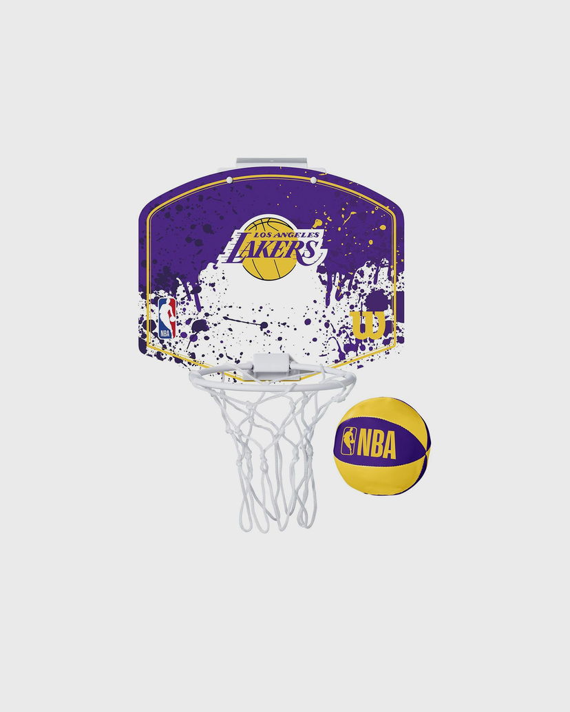 Sportsudstyr Wilson Tennis Los Angeles Lakers NBA Mini Hoop Lilla | WTBA1302LAL