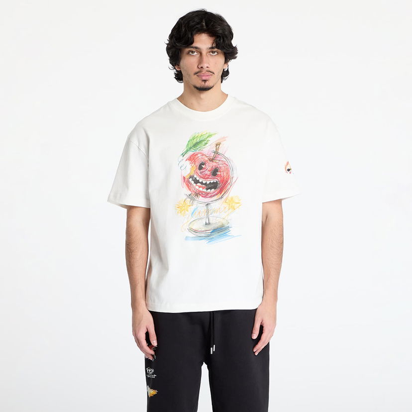 T-shirt Footshop FTSHP x Kurňavka T-Shirt Hvid | FTSHP_475