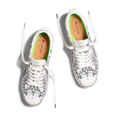 Sneakers og sko Cariuma OCA Low Bandana Hvid | 100103W36, 5