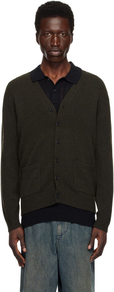 Sweater BEAMS BEAMS PLUS 7G Cardigan Grøn | 38150094103, 0