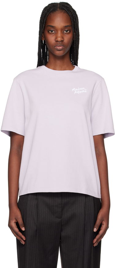 T-shirt MAISON KITSUNÉ Handwriting T-Shirt Hvid | MW00126KJ0119, 4