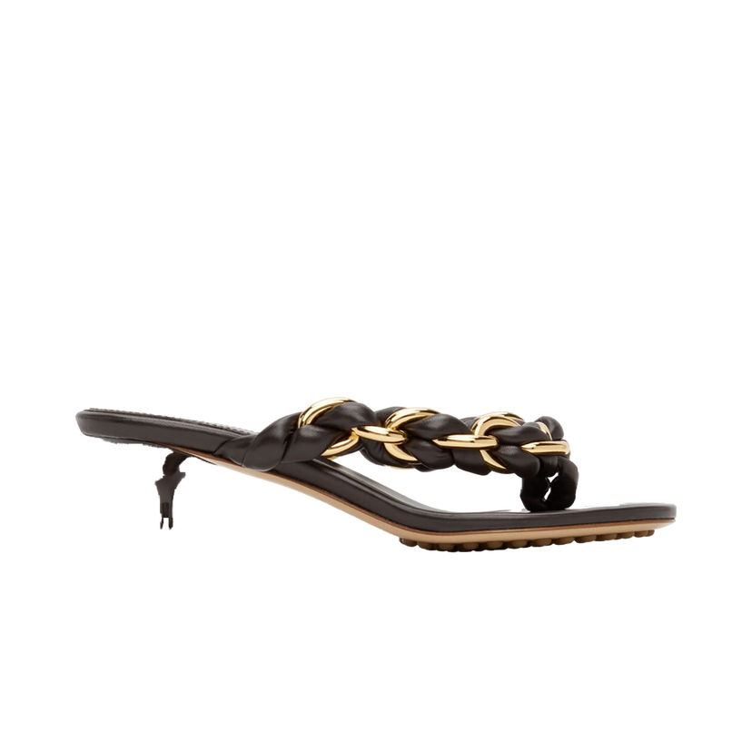 Sneakers og sko Bottega Veneta Chain Dot Sandals "Brown" Brun | 659002 V0V50