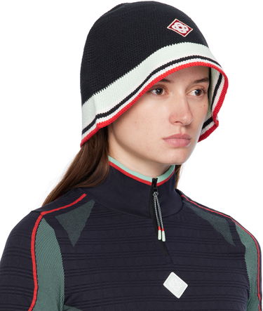 Beanie Casablanca Casablanca Stripe Crochet Beanie Flerfarvet | APF25-HAT-084-01, 1