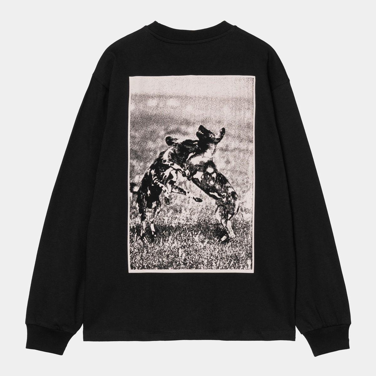 T-shirt Carhartt WIP Long Sleeve No Play T-Shirt Sort | I035494_12, 1